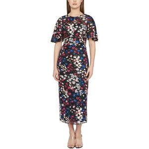 Js Collections Womens  Ursala Flutter Sleeve Gown